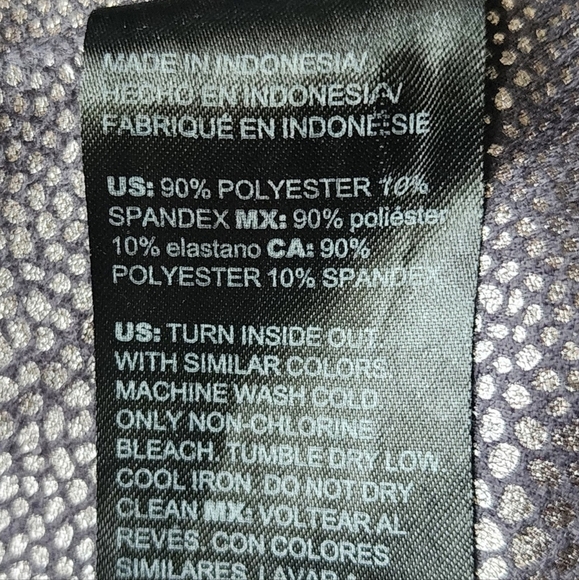 White House Black Market Snake Foil Print WHBM Runway Leggings Size 0 Thick Knit - Picture 9 of 9